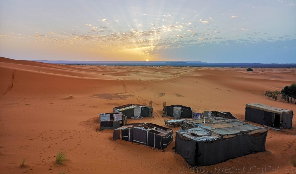 Amanecer en el desierto, Marruecos