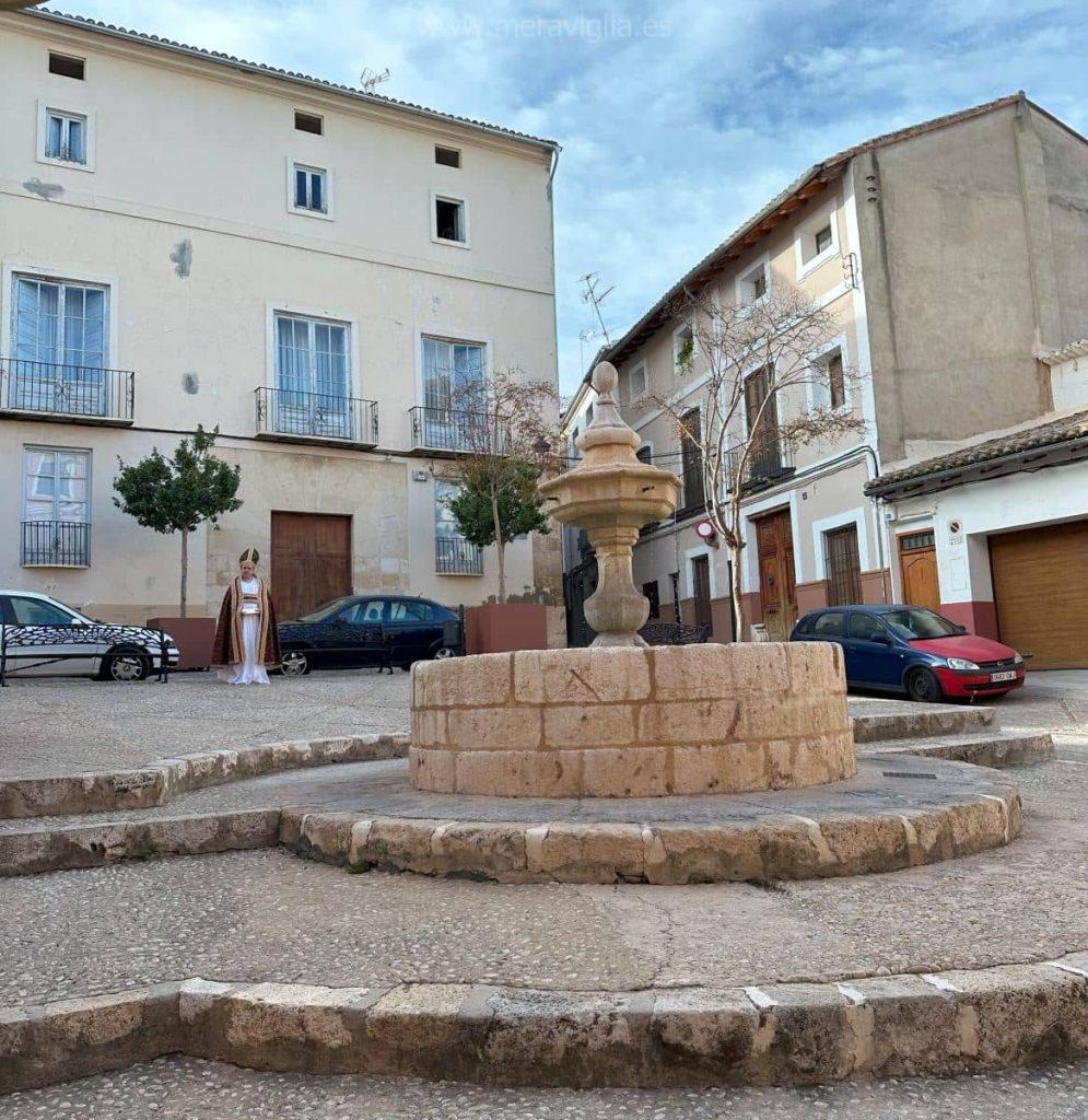 Plaza del casco antiguo de Xàtiva donde se ubica la casa natalicia de Alejandro VI.
